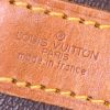 Sac à main Louis Vuitton Manon moyen modèle en toile de lin marron et cuir marron Louis Vuitton Keepall 45 en toile monogram marron et cuir naturel - Detail D4 thumbnail