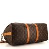 Bolsa de viaje Louis Vuitton Keepall 45 en lona Monogram marrón y cuero natural - Detail D5 thumbnail