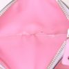 Portefeuille Louis Vuitton City Steamer en cuir tricolore blanc-cassé rose et vert-kaki - Detail D3 thumbnail