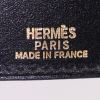 Porte agenda Hermès en cuir box noir - Detail D2 thumbnail
