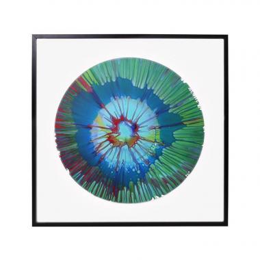 Damien Hirst, "Circle Spin", acrylique sur papier, tampon de l'artiste et du musée Pinchuk Art Center, de 2009