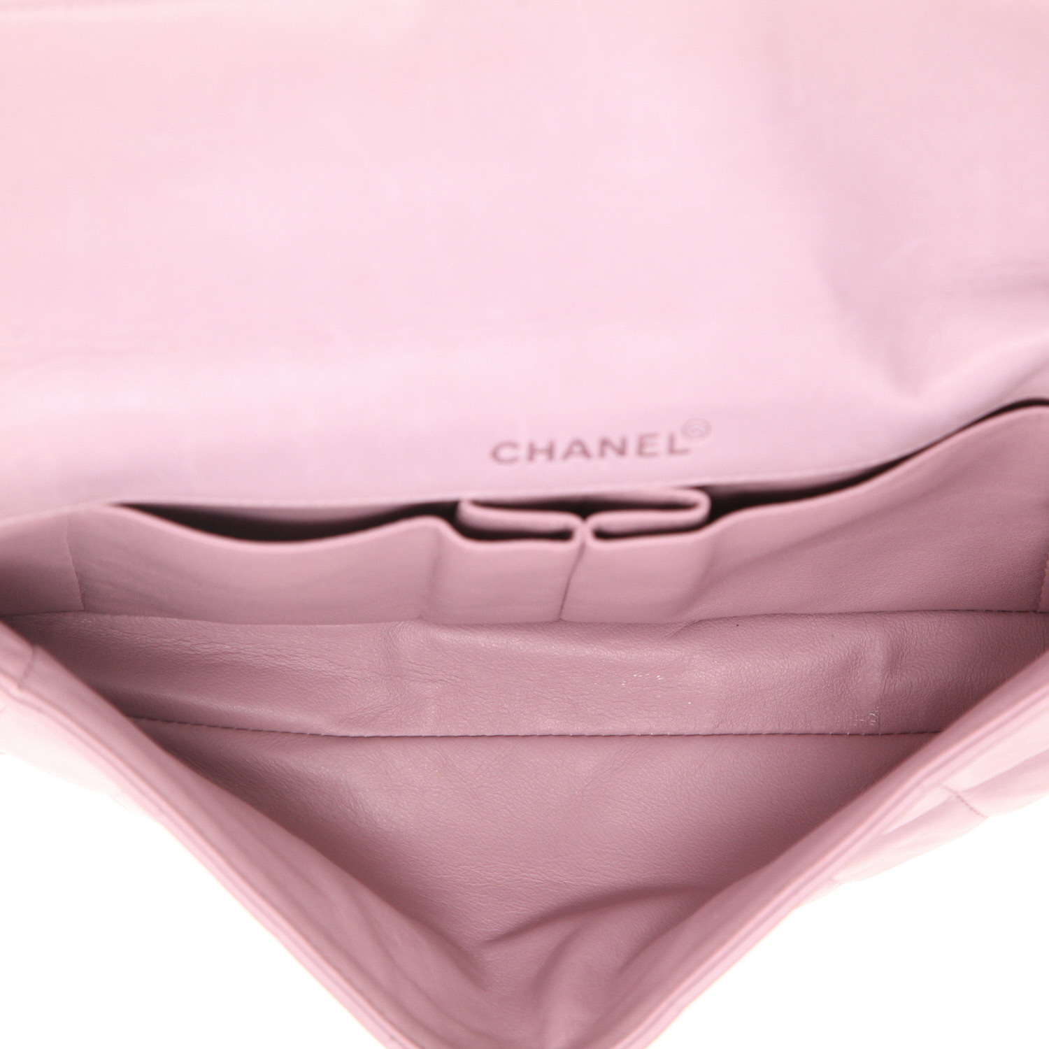 Sac à main Chanel  Baguette en cuir matelassé parme - Detail D3