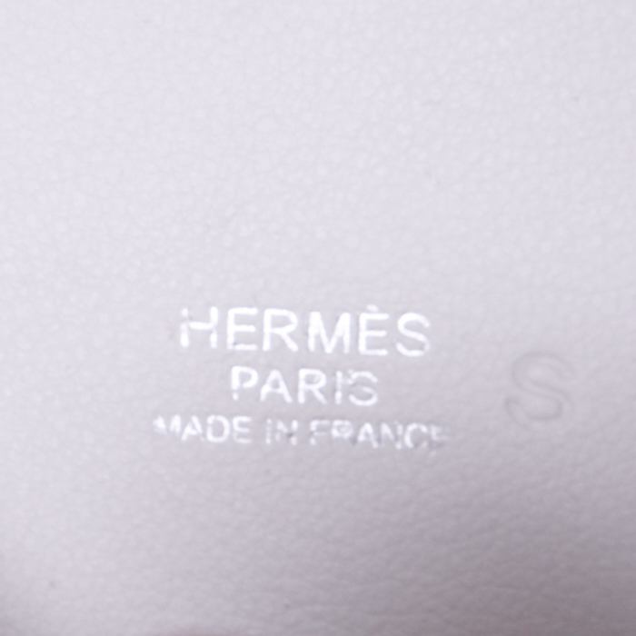 Borsa Hermes Picotin mini in pelle bianca - Detail D3