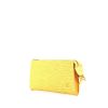 Pochette Louis Vuitton en cuir épi jaune - 00pp thumbnail