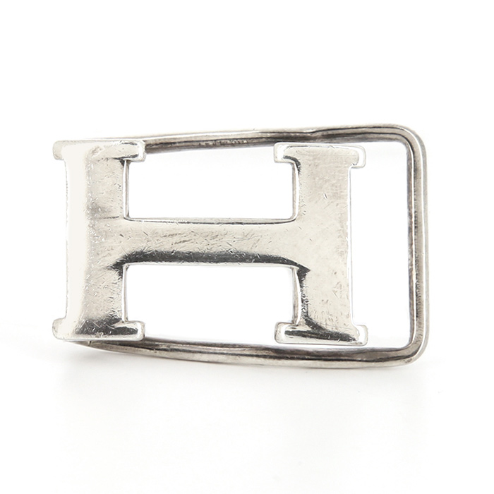 Hermès, silver "H" bill clip from the 1980's, signed - Detail D1