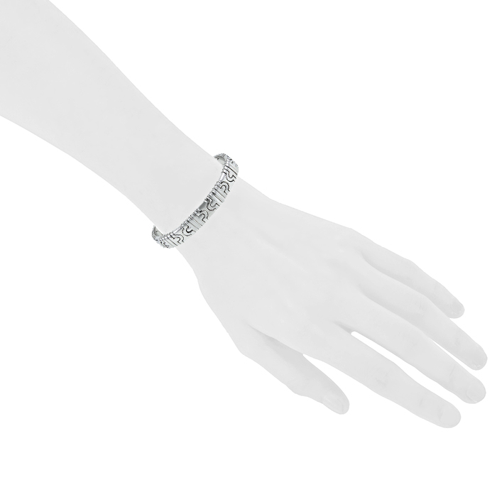 Brazalete semirrígido que se puede abrir Bulgari Parentesi - Detail D1