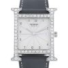 Hermes Heure H  size XL watch in stainless steel - 00pp thumbnail