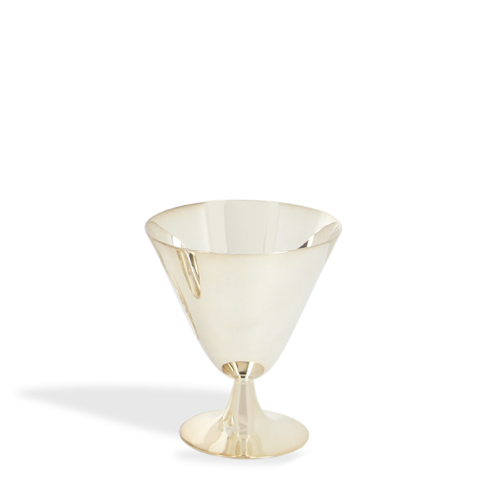 Christofle, set of eight cups in silver plated metal and signed - Detail D1