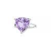 Mauboussin Mes Couleurs à Toi ring in white gold,  Rose de France amethyst and diamonds - 00pp thumbnail