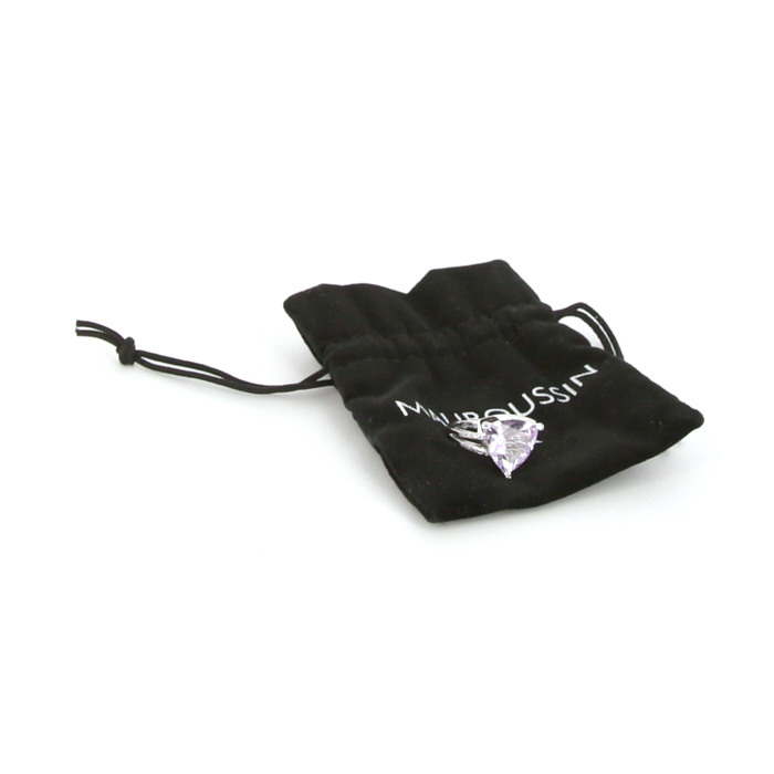 Bague Mauboussin Mes Couleurs à Toi en or blanc,  améthyste rose de France et diamants - Detail D2