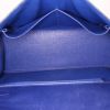Hermes Kelly 32 cm handbag in Bleu Saphir epsom leather - Detail D3 thumbnail
