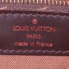 Louis Vuitton Chelsea shoulder bag in ebene damier canvas and brown leather - Detail D3 thumbnail