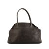 Tod's D-Bag handbag in brown grained leather - 360 thumbnail