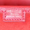 Hermes Jige pouch in red doblis calfskin and red leather - Detail D3 thumbnail