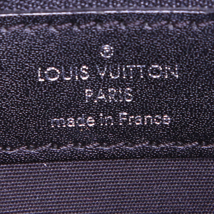 Borsa Louis Vuitton Montaigne in pelle Epi nera - Detail D3