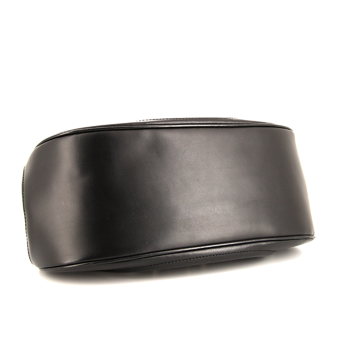 Borsa Louis Vuitton Montaigne in pelle Epi nera - Detail D4