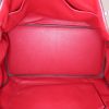 Hermes Birkin 40 cm handbag in red leather taurillon clémence - Detail D2 thumbnail