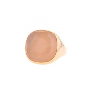 Bague Pomellato Joyce en or rose et quartz rose