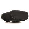 Bolso de mano Burberry en lona acolchada negra y cuero negro - Detail D4 thumbnail