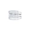 Messika Gatsby ring in white gold and diamonds - 00pp thumbnail