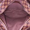 Sac bandoulière Louis Vuitton Naviglio en toile damier enduite ébène et cuir marron - Detail D2 thumbnail