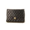 Bolso de mano Chanel Timeless en cuero acolchado negro - 360 thumbnail