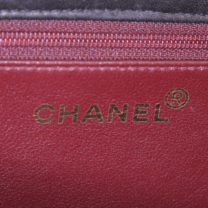 Borsa Chanel Timeless in pelle trapuntata nera - Detail D3
