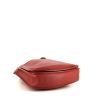 Bolso bandolera Hermes Evelyne modelo pequeño en cuero togo rojo Garance - Detail D4 thumbnail