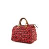 Louis Vuitton Speedy Editions Limitées handbag in brown and pink monogram canvas and natural leather - 00pp thumbnail