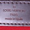 Louis Vuitton Hampstead medium model shopping bag in ebene damier canvas and brown leather - Detail D3 thumbnail