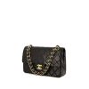 Chanel Timeless handbag  in black quilted leather - 00pp thumbnail