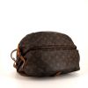 Louis Vuitton  Saumur large model  shoulder bag  in brown monogram canvas  and natural leather - Detail D4 thumbnail