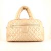 Chanel Coco Cocoon handbag in gold quilted leather - 360 thumbnail
