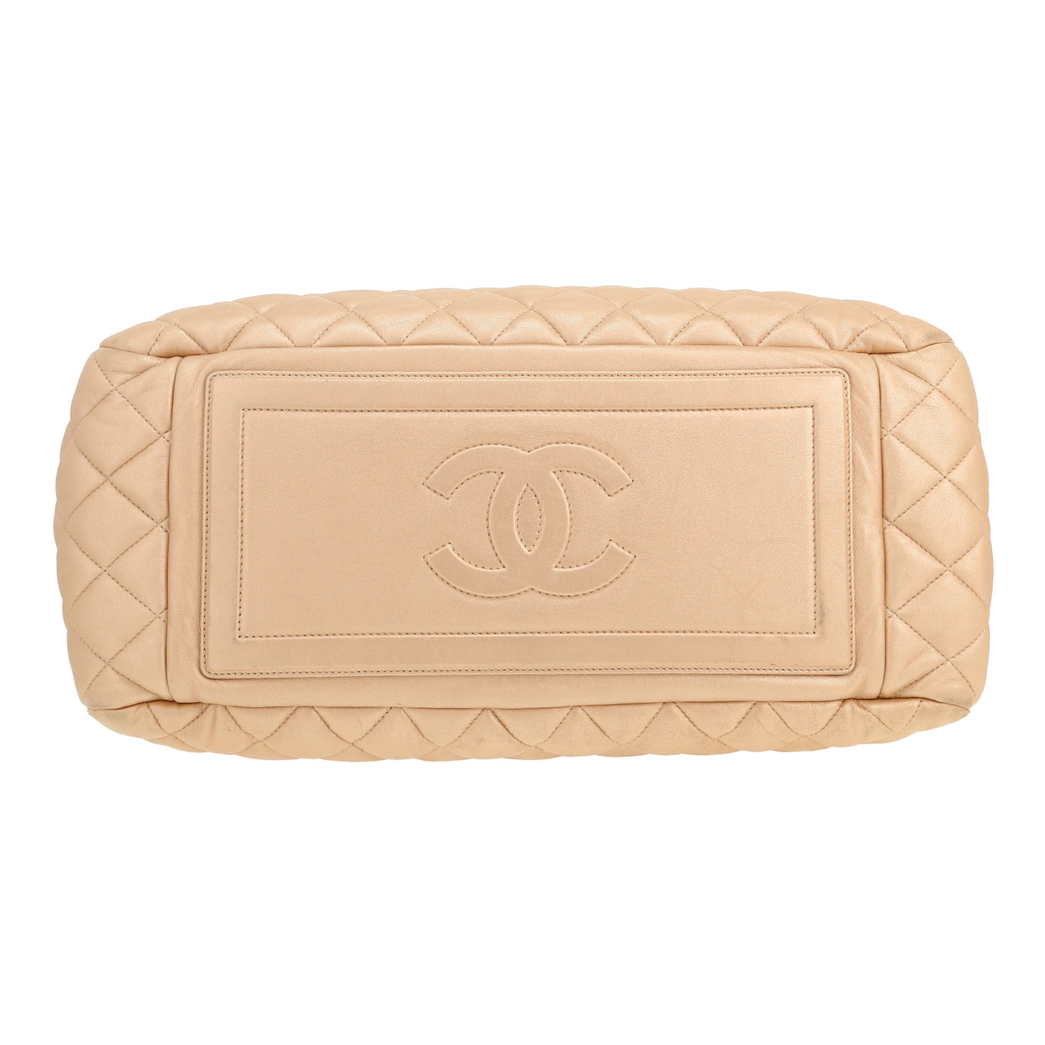 Borsa Chanel Coco Cocoon in pelle trapuntata dorata - Detail D1