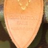 Sac à main Louis Vuitton Speedy Editions Limitées en toile monogram marron et vert-kaki et cuir naturel - Detail D3 thumbnail