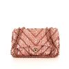 Borsa Chanel Timeless in paillettes rosa - 360 thumbnail