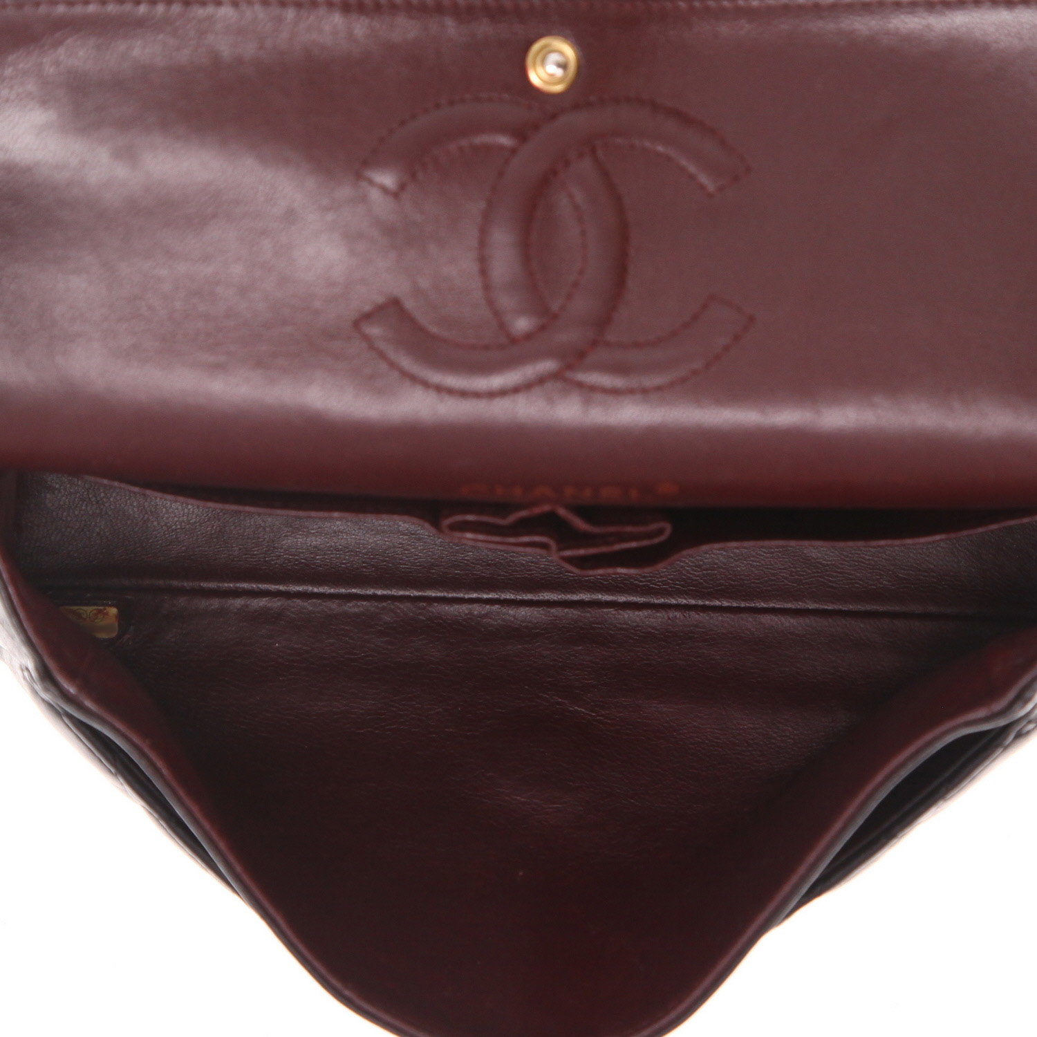 Sac à main Chanel  Timeless Classic en cuir matelassé noir - Detail D3