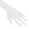 Mikimoto ring in yellow gold,  diamonds and pearl - Detail D1 thumbnail