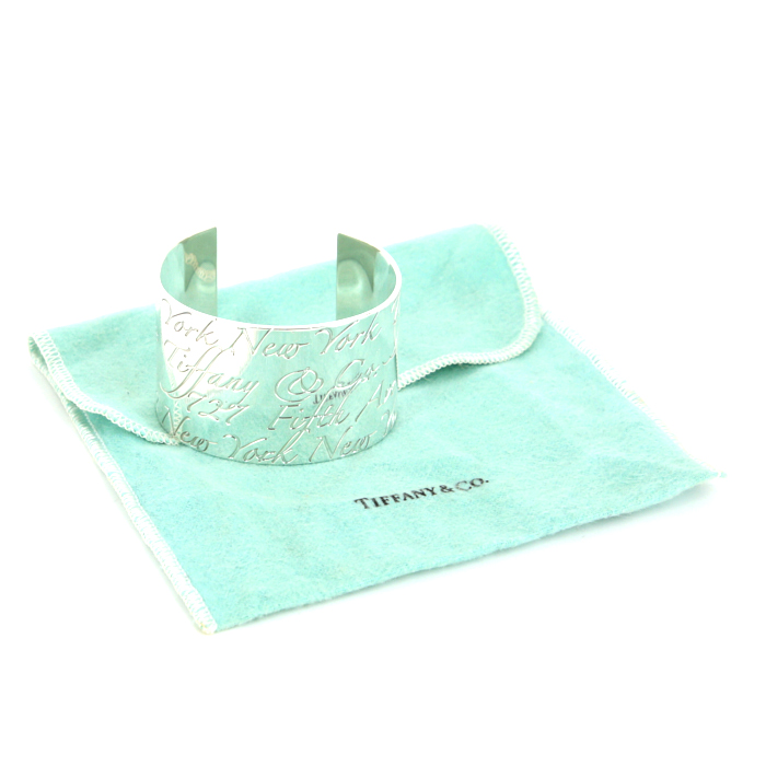 Tiffany & Co Tiffany Notes cuff bracelet in silver