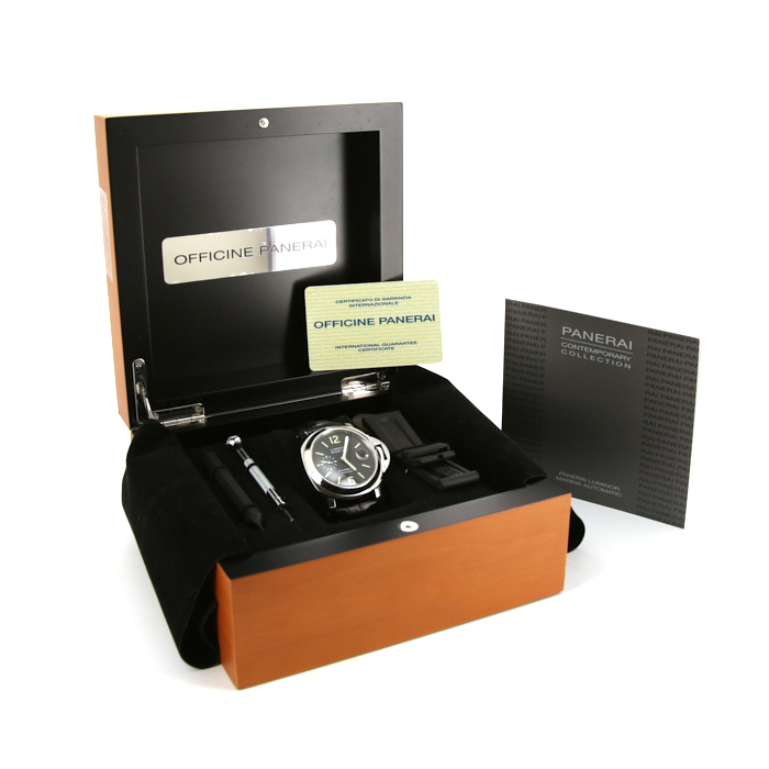 Panerai Luminor Marina watch in stainless steel Ref: OP6763 Circa 2008 - Detail D2