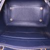 Bolso de mano Celine Belt modelo grande en cuero azul oscuro - Detail D3 thumbnail