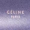 Bolso de mano Celine Belt modelo grande en cuero azul oscuro - Detail D4 thumbnail