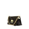 Borsa Givenchy GV3 in camoscio nero decorazioni con borchie e pelle nera - 00pp thumbnail