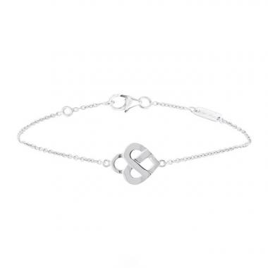 Bracciale Poiray Coeur Entrelacé in oro bianco