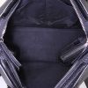 Balenciaga Metallic City Edge shoulder bag in black grained leather - Detail D3 thumbnail