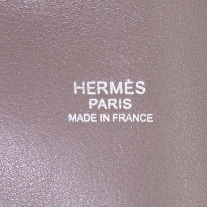 Hermes Bolide 35 cm handbag in etoupe Swift leather - Detail D3