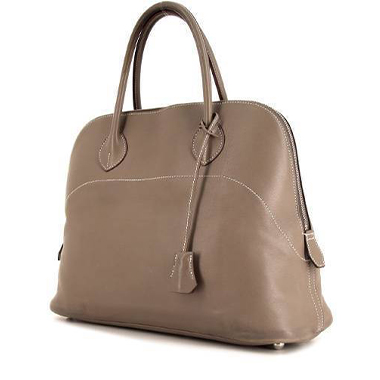 Borsa Hermes Bolide 35 cm in pelle Swift etoupe