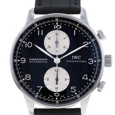Reloj IWC Portuguese-Cronógrafo de acero, ref.: IWC - 3714, hacia el año 2000