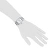 Reloj Rolex Datejust de acero y oro blanco 14k Ref :  16014 Circa  1979 - Detail D1 thumbnail