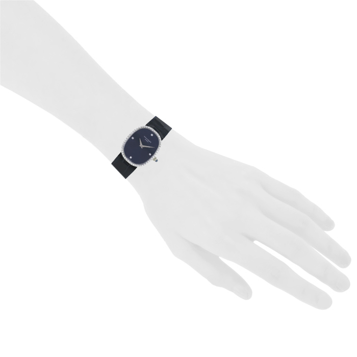 Montre Patek Philippe Ellipse Lady en or blanc Ref : 4382 Vers 1990 - Detail D1